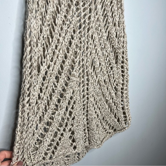 C23 Eileen Fisher Linen Yarn Crochet Boho Tank Top - Picture 6 of 6